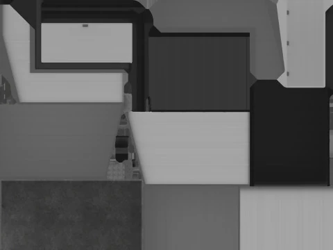 Capannone all'aperto Modello 3D