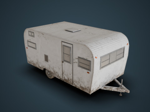 Old Camper 3D Model
