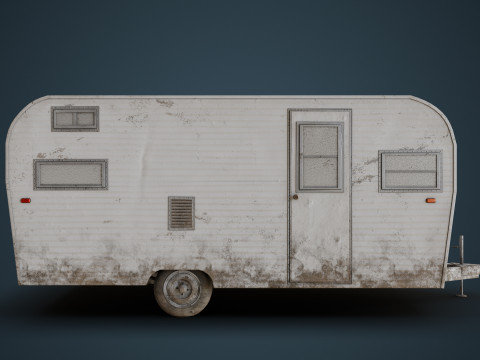Old Camper 3D 모델