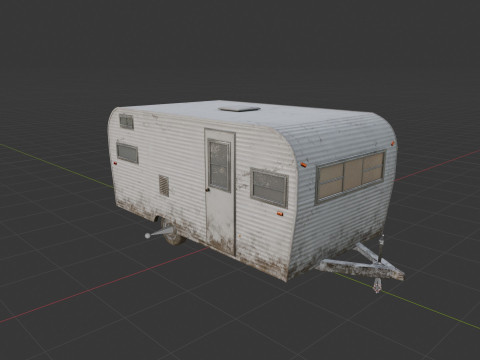 Old Camper 3D 모델