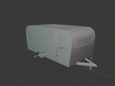 Old Camper 3D 모델
