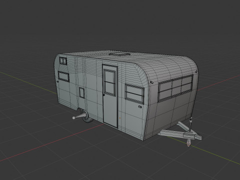 Old Camper 3D 모델