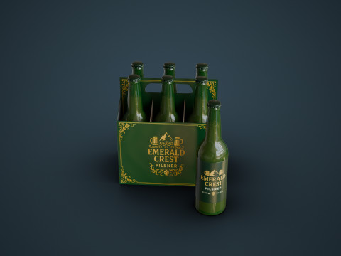 Cooler and Beers 3D Model