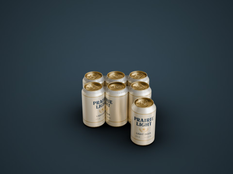 Cooler and Beers 3D Model
