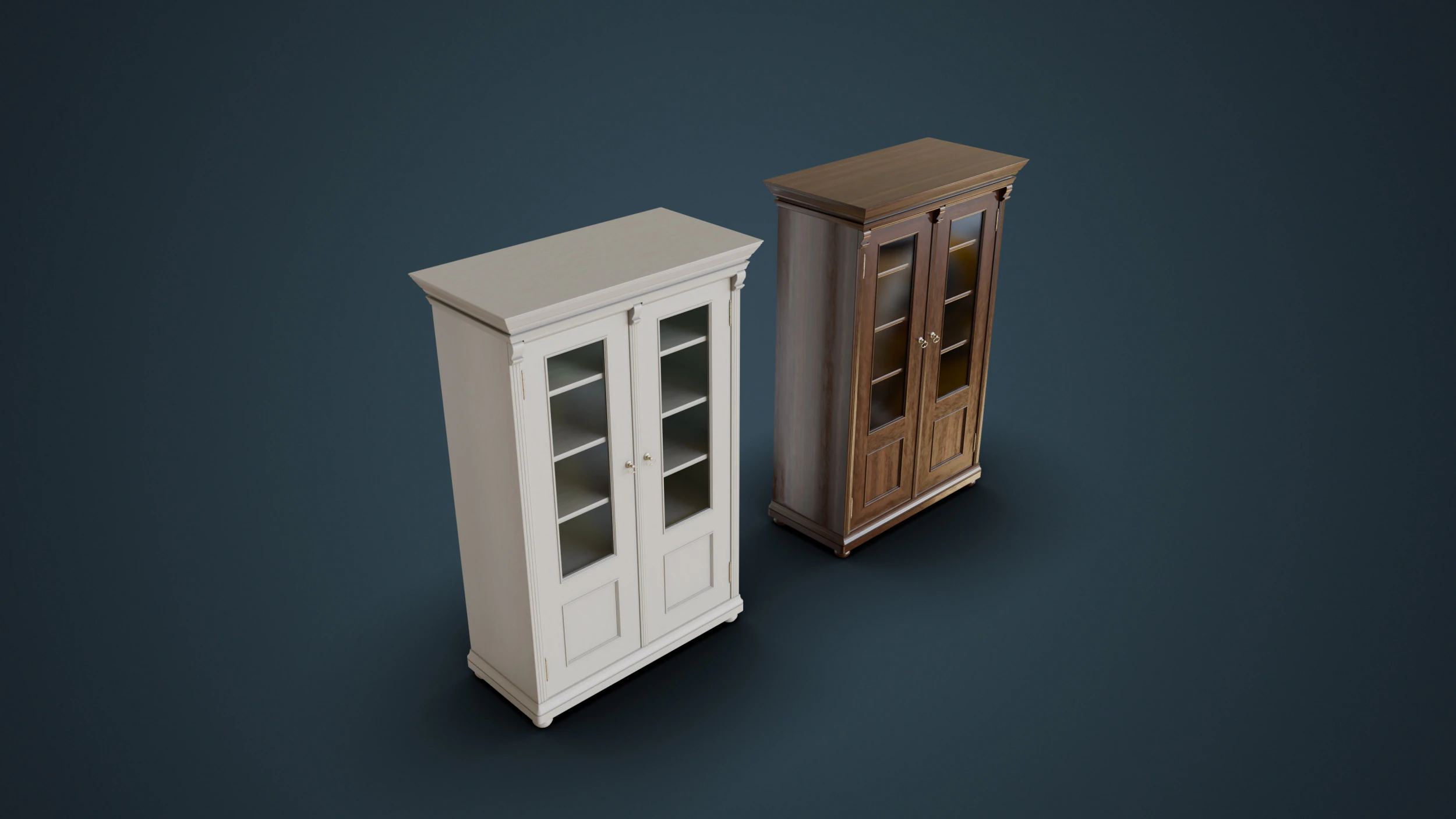China Cupboards 3D Model .c4d .max .obj .3ds .fbx .stl .blend 