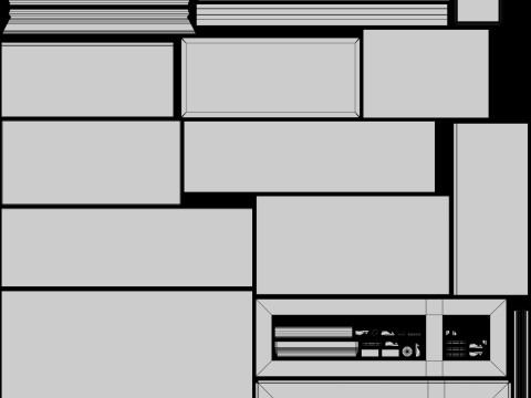 China Cupboards Modelo 3D