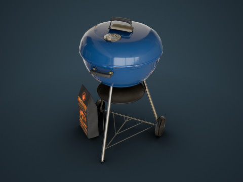 Charcoal Grill 3D Modell
