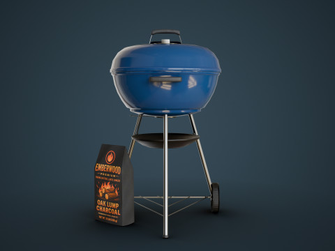 Charcoal Grill 3D Modell