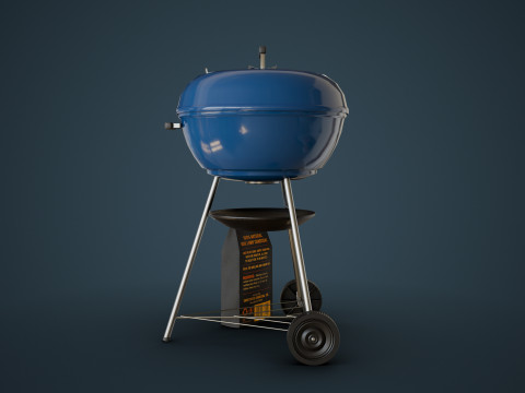 Charcoal Grill 3D Modell