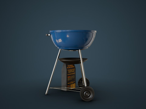 Charcoal Grill 3D Modell