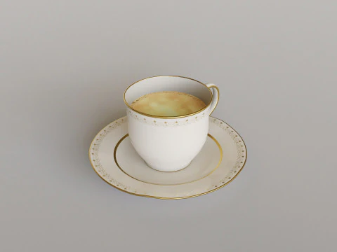 China Tea Set 3D Model