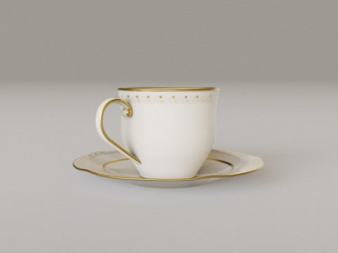 China Tea Set Modèle 3D