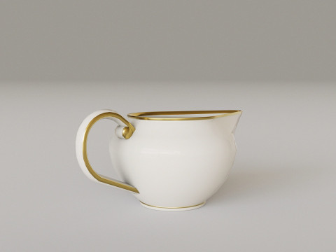 China Tea Set Modèle 3D