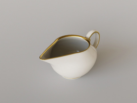 China Tea Set Modèle 3D