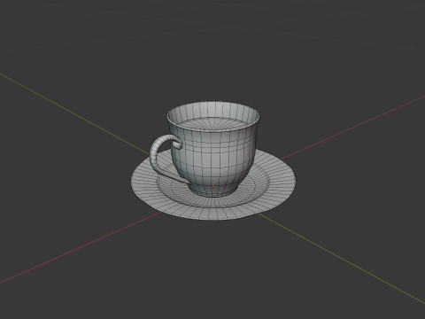 China Tea Set Modèle 3D