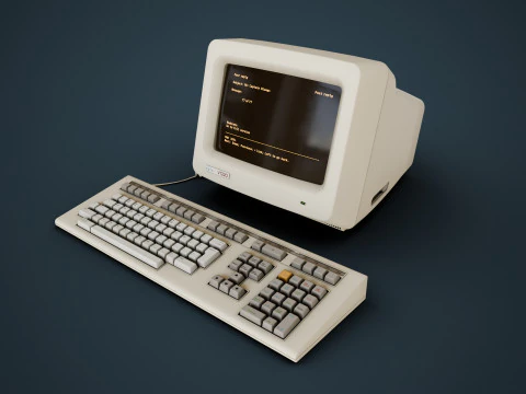 Komputer retro DEC VT220 Model 3D
