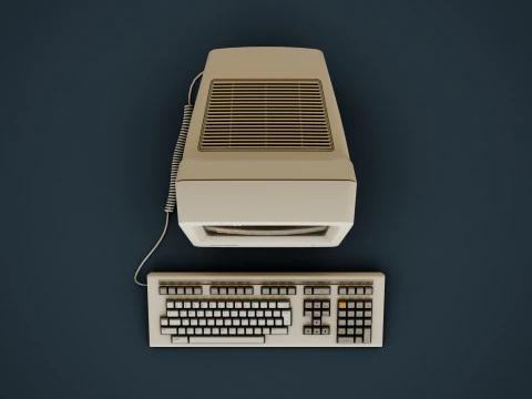 Komputer retro DEC VT220 Model 3D