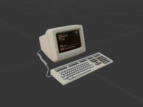 Komputer retro DEC VT220 Model 3D