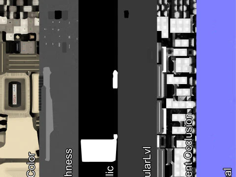 Komputer retro DEC VT220 Model 3D