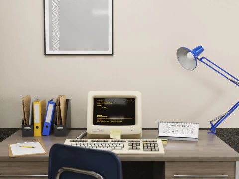 Komputer retro DEC VT220 Model 3D