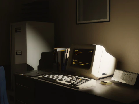 Komputer retro DEC VT220 Model 3D