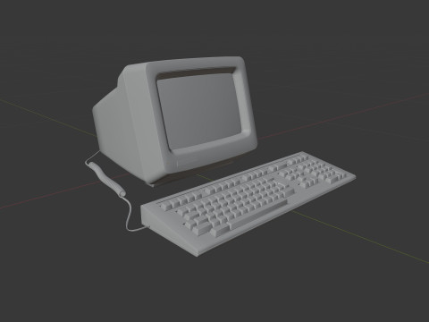 DEC VT220 Video Terminal 3D Модель