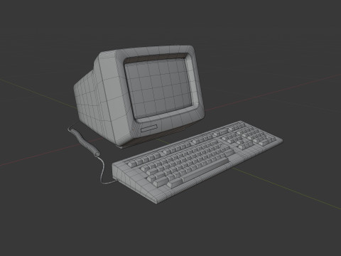 DEC VT220 Video Terminal 3D Модель