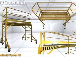 scaffolding pack - hq 3D Model