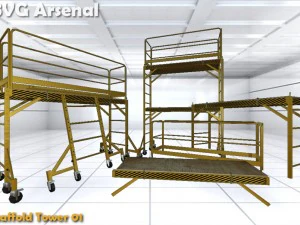 scaffolding pack - hq 3D Model