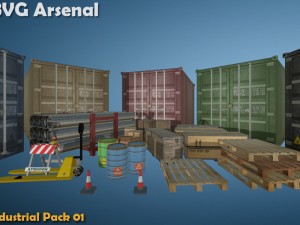 industrial package - hq 3D Model
