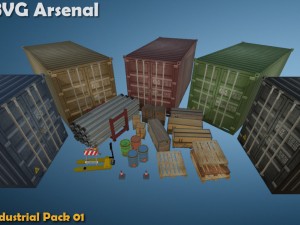 industrial package - hq Model 3D