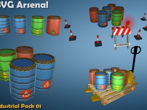 industrial package - hq Model 3D
