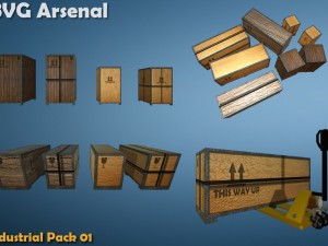 industrial package - hq Model 3D