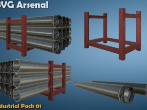 industrial package - hq Model 3D
