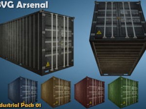 industrial package - hq Model 3D
