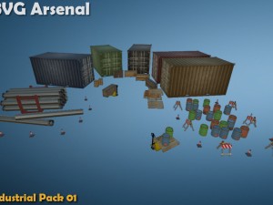industrial package - hq Model 3D