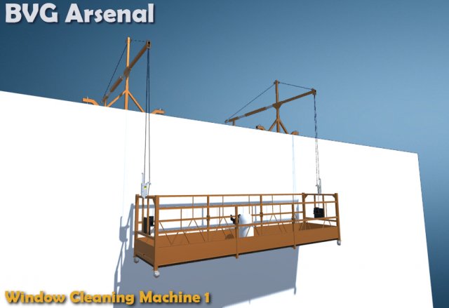 window cleaning machine 1 3D 模型 .c4d .max .obj .3ds .fbx .stl .blend 