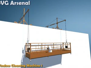 машина для мытья окон 1 3D Модель