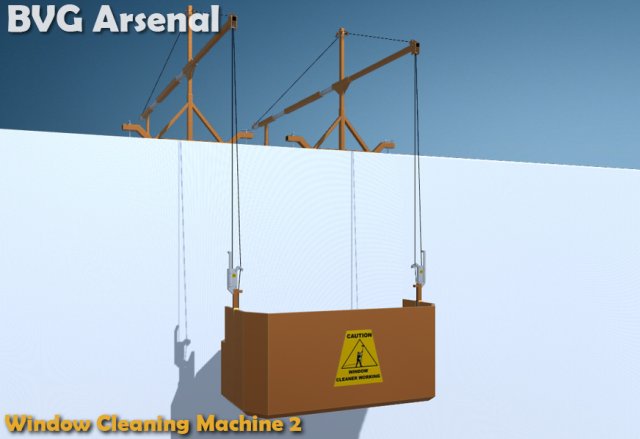 window cleaning machine 2 Modello 3D .c4d .max .obj .3ds .fbx .stl .blend 