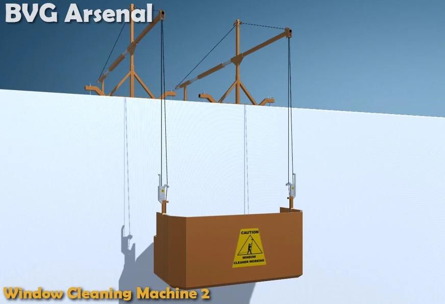 window cleaning machine 2 3D Model .c4d .max .obj .3ds .fbx .stl .blend 
