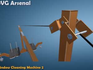 window cleaning machine 2 Modello 3D