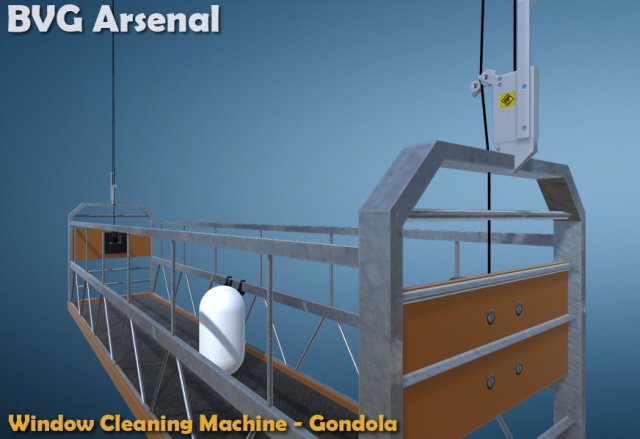 wcm-gondola 3D Model .c4d .max .obj .3ds .fbx .stl .blend 