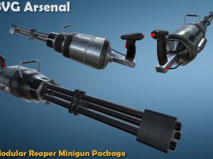 modular reaper minipackage - hq 3D Model