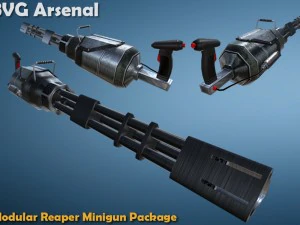 modular reaper minipackage - hq 3D Model