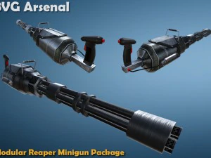 modular reaper minipackage - hq 3D Model