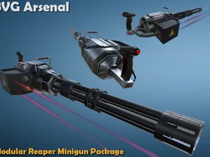 modular reaper minipackage - hq 3D Model
