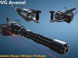 modular reaper minipackage - hq 3D Model