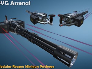 modular reaper minipackage - hq 3D 모델