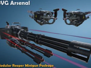modular reaper minipackage - hq 3D Model