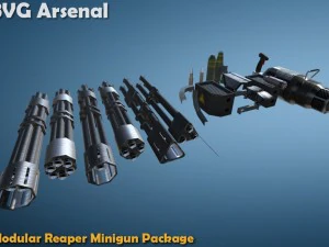 modular reaper minipackage - hq 3D Model